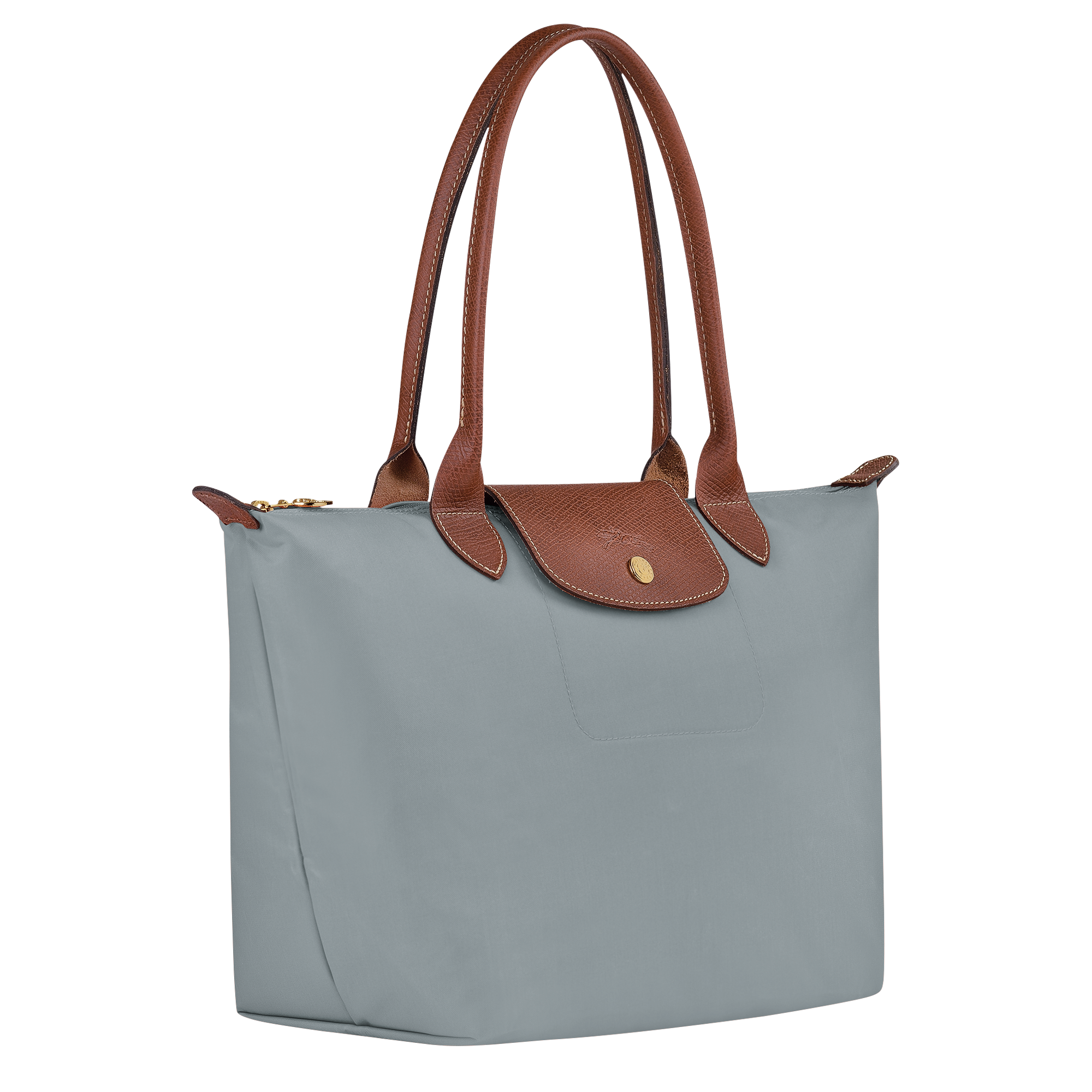 Túi Longchamp Le Pliage Original M Tote Bag 'Steel' L2605089P80 - Ảnh 3