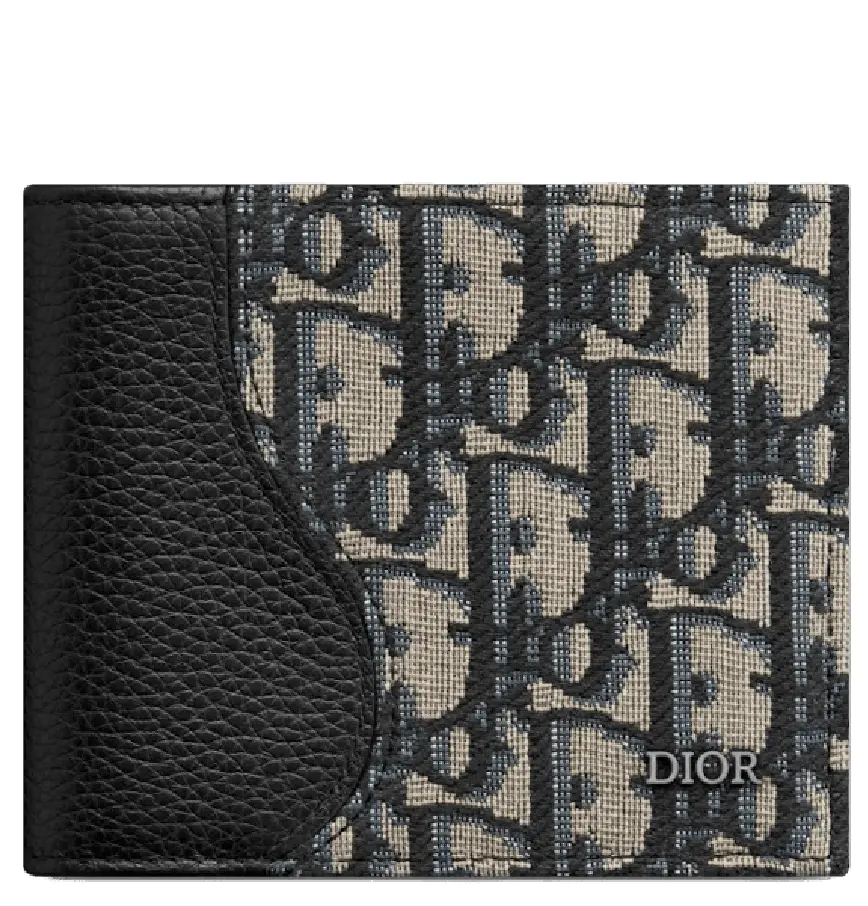 Ví Dior Saddle Bifold Card Holder 'Beige Black' 2ADBH076YKS-H05E