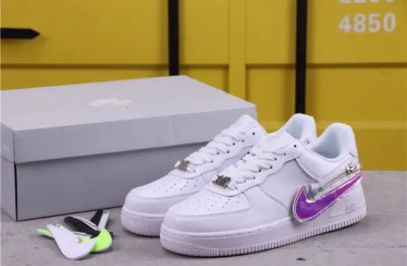 Giày Nike Air Force 1 ’07 Premium ‘Zip Swoosh’ CW6558-100 - Ảnh 4