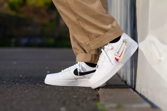 Giày Nike Air Force 1 ’07 Premium ‘Zip Swoosh’ CW6558-100 - Ảnh 5