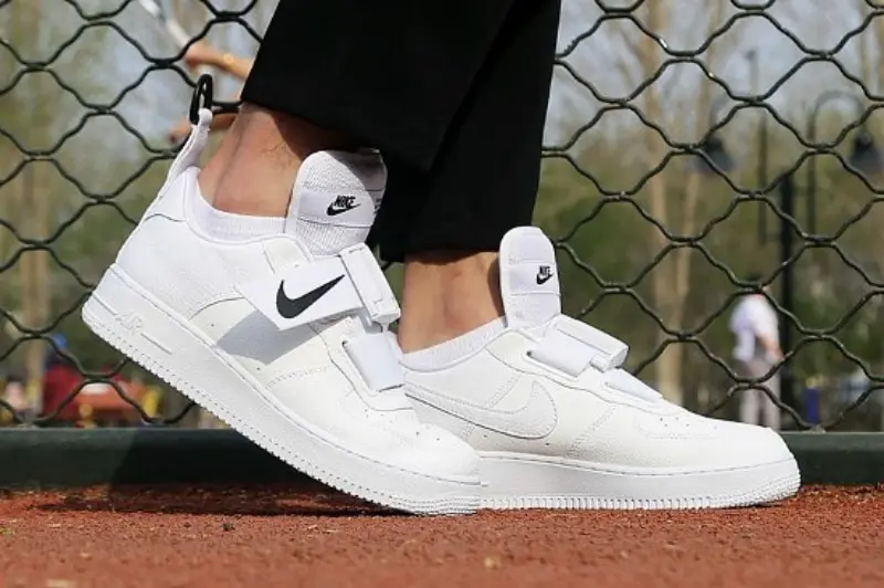 Giày Nike Air Force 1 Utility ‘White Black’ AO1531-101 - Ảnh 4