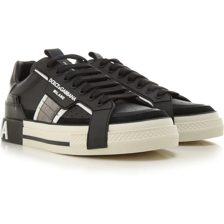 Alternative view of Giày Dolce & Gabbana Custom 2.Zero Low ‘Black’ CS1863-A0223-8B979