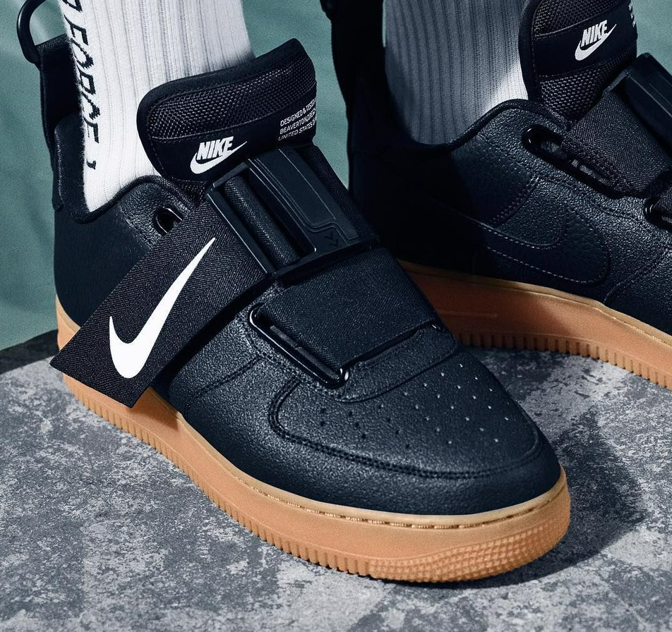 Giày Nike Air Force 1 Low Utility ‘Black’ AO1531-002 - Ảnh 4