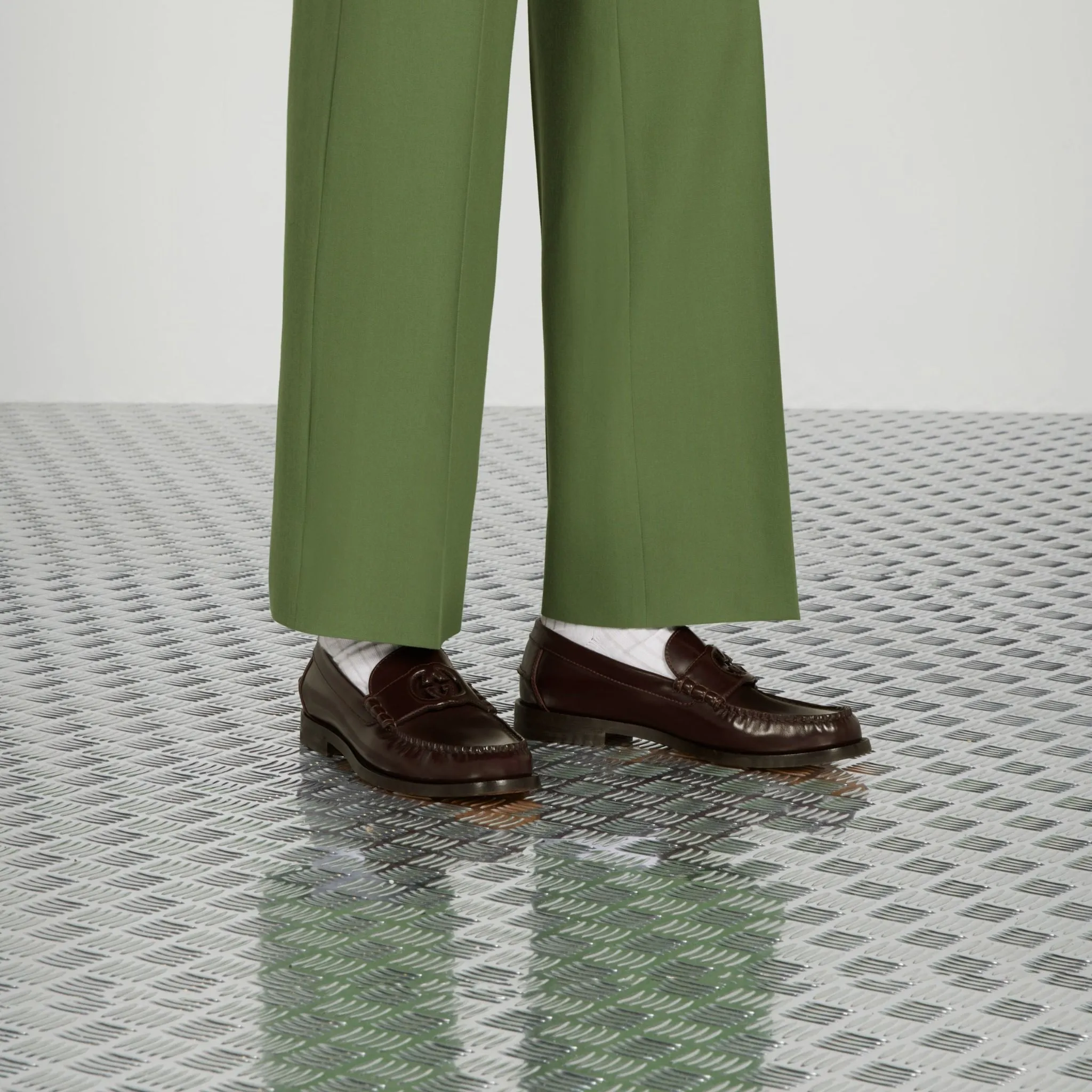 Giày Gucci Interlocking G Loafer ‘Bordeaux’ 738470-17X00-6039 - Ảnh 3