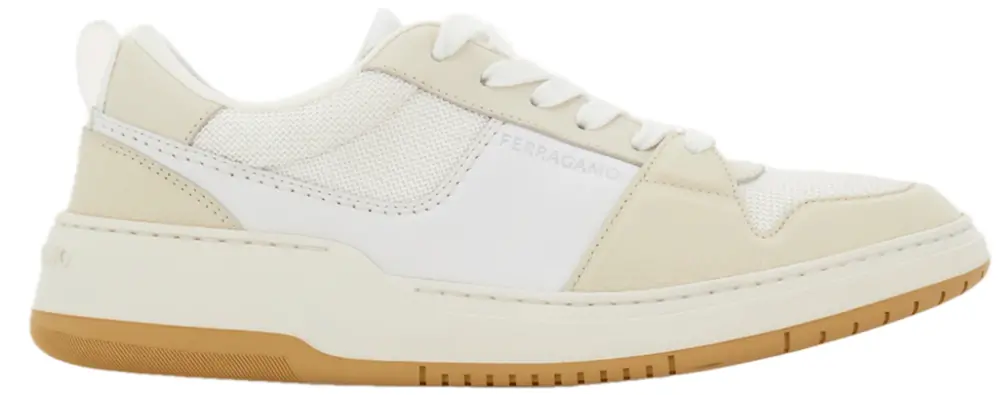 Giày Salvatore Ferragamo Low Cut Sneaker ‘White’ 023591-769613