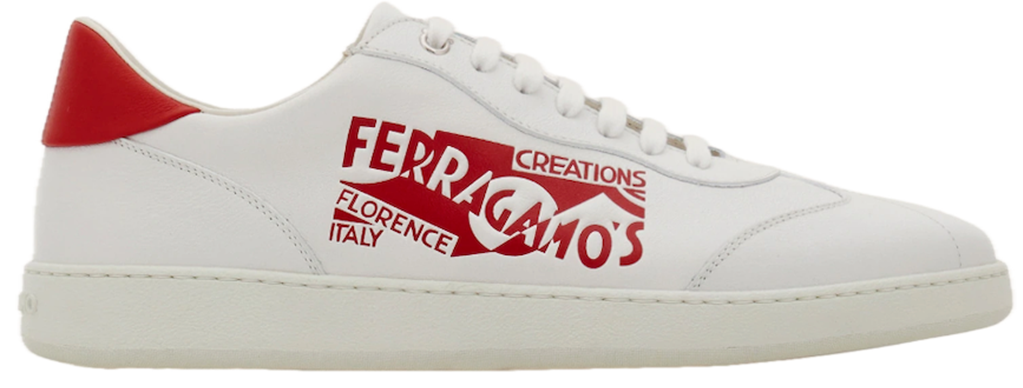 Giày Salvatore Ferragamo Low Top Sneaker ‘White’ 029122-775063