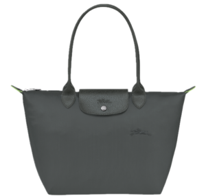 Túi Longchamp Le Pliage Green M Tote Bag 'Graphite' L2605919P66