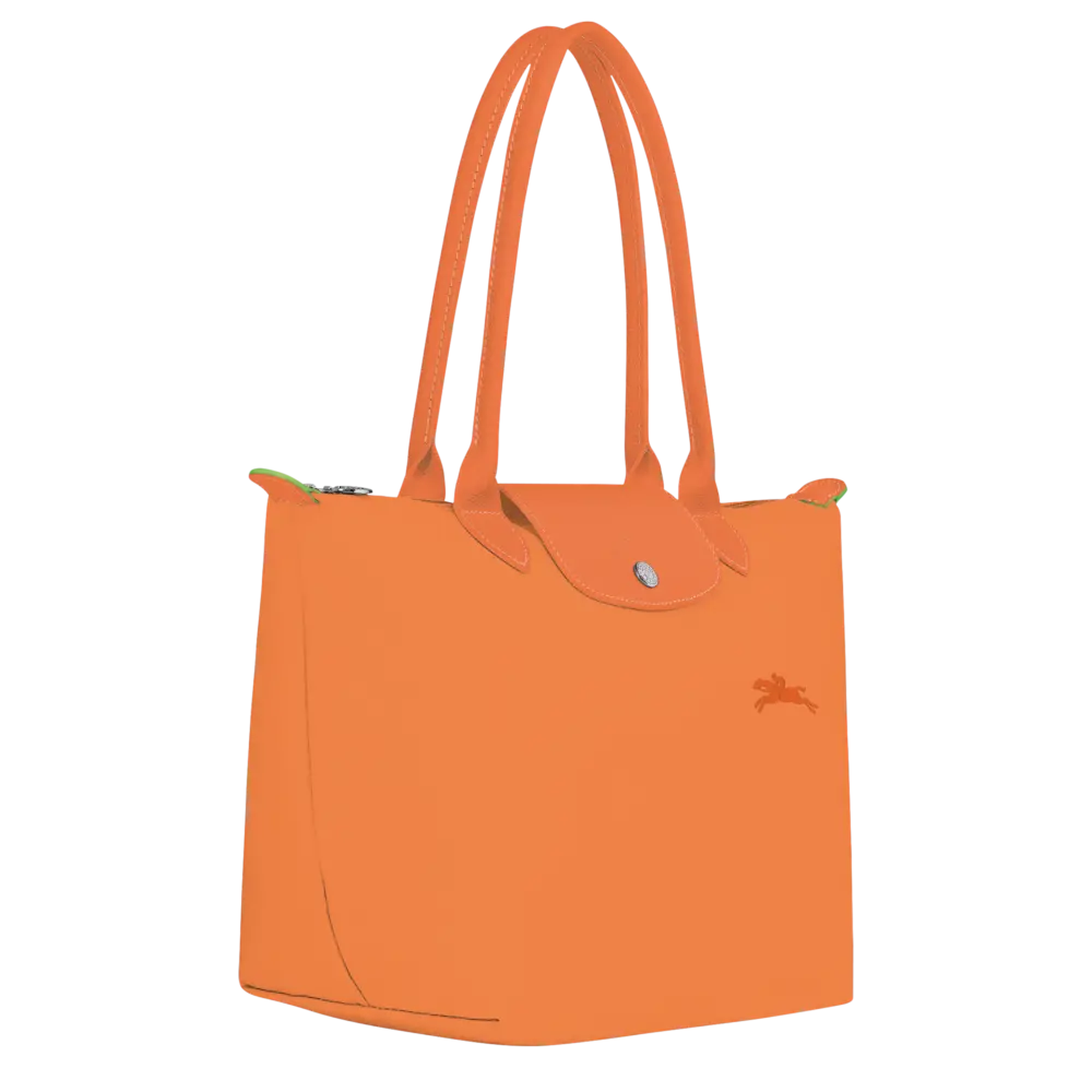 Túi Longchamp Le Pliage Green M Tote Bag 'Orange' L2605919P54 - Ảnh 3