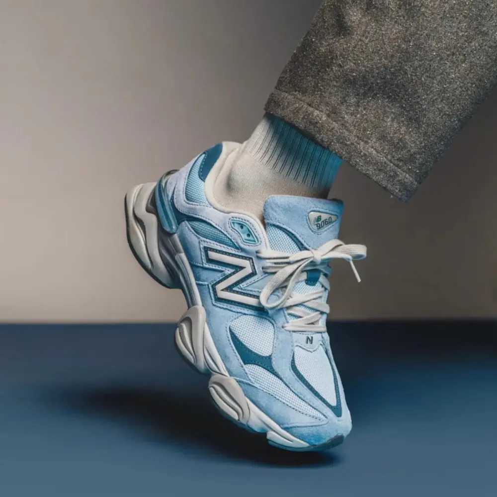 Giày New Balance 9060 ‘Chrome Blue’ U9060EED - Ảnh 4