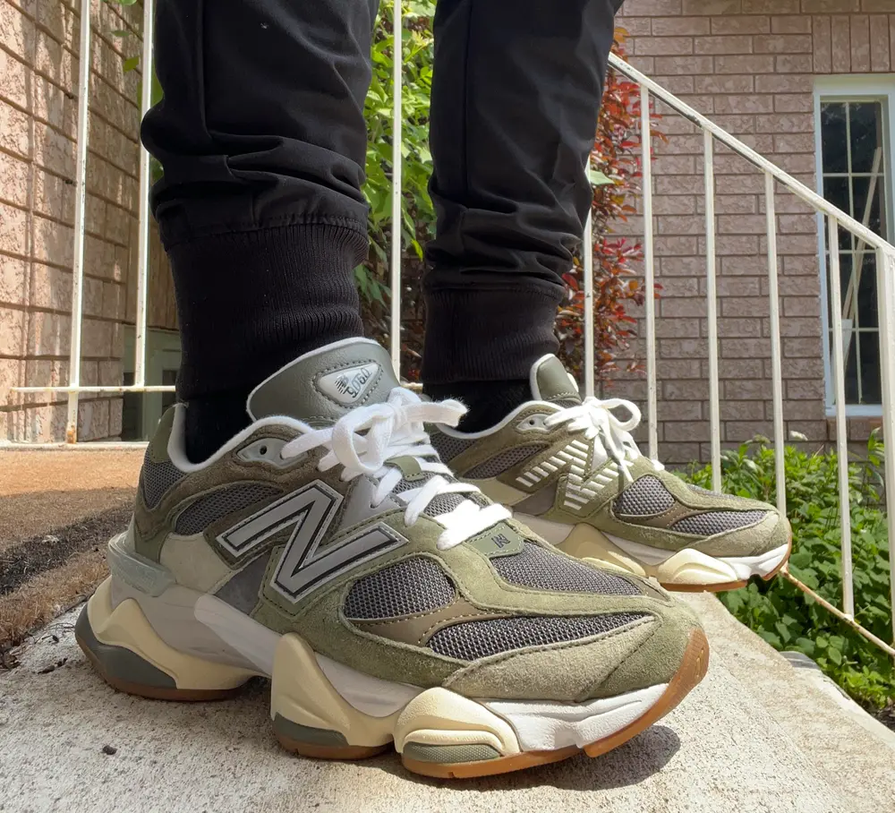 Alternative view of Giày New Balance 9060 ‘Green Grey’ U9060FOC