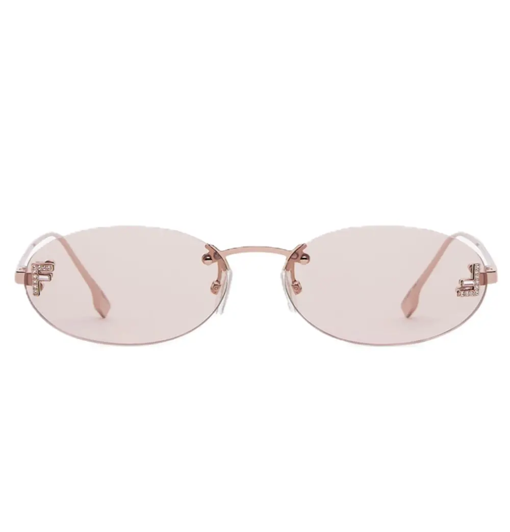 Kính Fendi First Crystal Coloured 'Rose Gold' FOL043V1TF1PFS