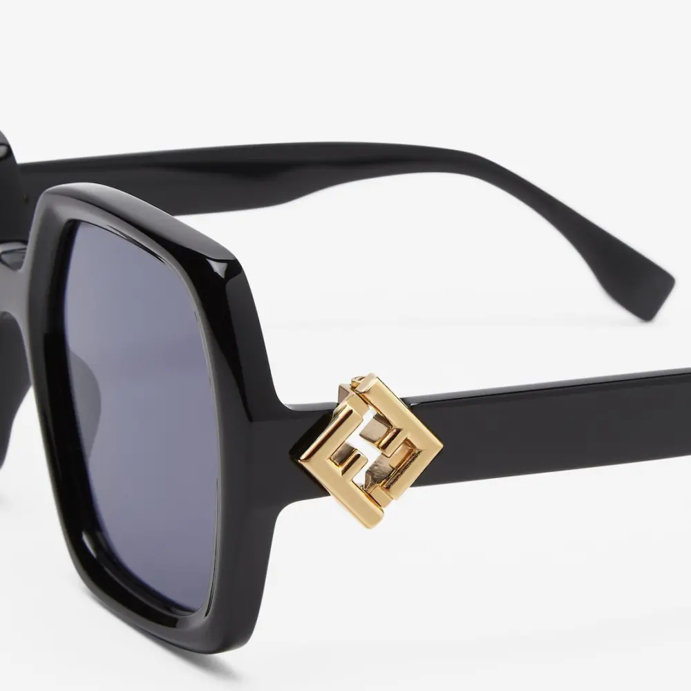 Alternative view of Kính Fendi FF Diamonds Acetate Sunglasses 'Black' FOL091V1PF1PW9