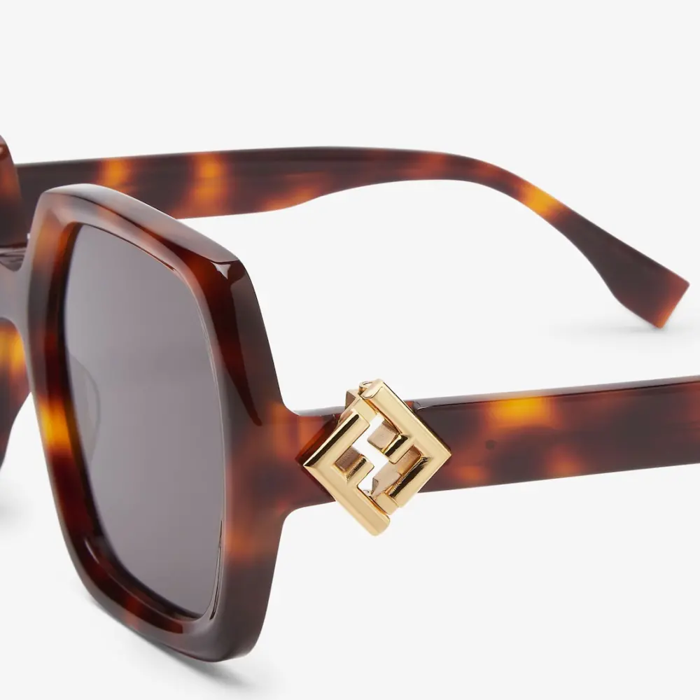 Alternative view of Kính Fendi FF Diamonds Acetate Sunglasses 'Brown' FOL091V1PF1PWA