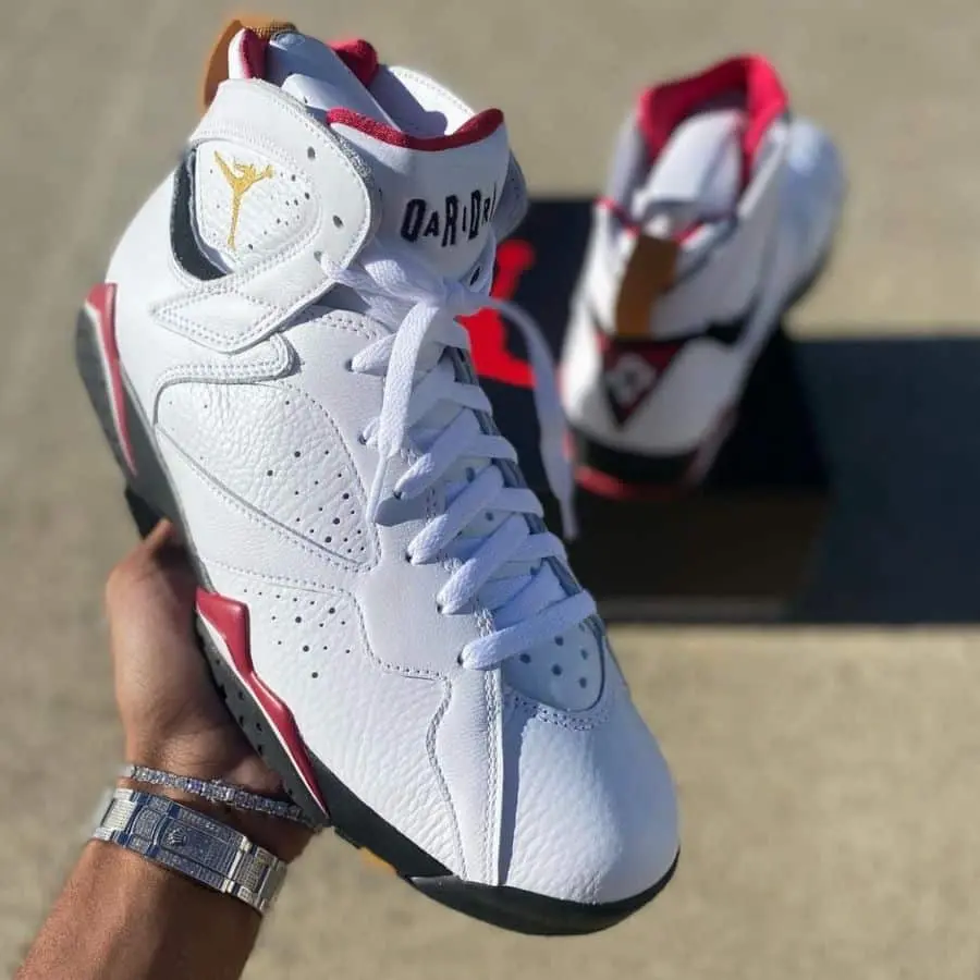 Giày Nike Air Jordan 7 Retro 2022 ‘Cardinal’ CU9307-106 - Ảnh 6