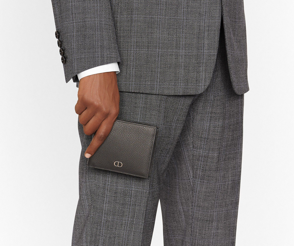 Ví Dior CD Icon Bifold Wallet 'Black' 2ESBH027CDI-H00N - Ảnh 2