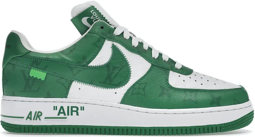 Giày Nike Air Force 1 Low x Louis Vuitton Virgil Abloh ‘White Green’ 1A9V9V