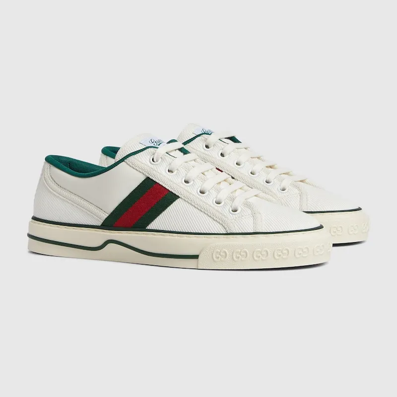 Giày Gucci Tennis 1977 ‘White’ 801568-FADOG-9153 - Ảnh 3