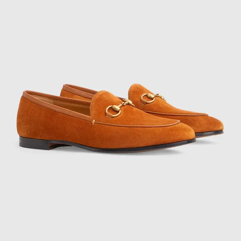 Giày Gucci Jordaan ‘Brown Suede’ 404069-AABLH-8351 - Ảnh 3