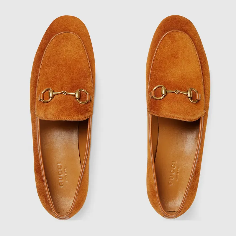 Giày Gucci Jordaan ‘Brown Suede’ 404069-AABLH-8351 - Ảnh 5