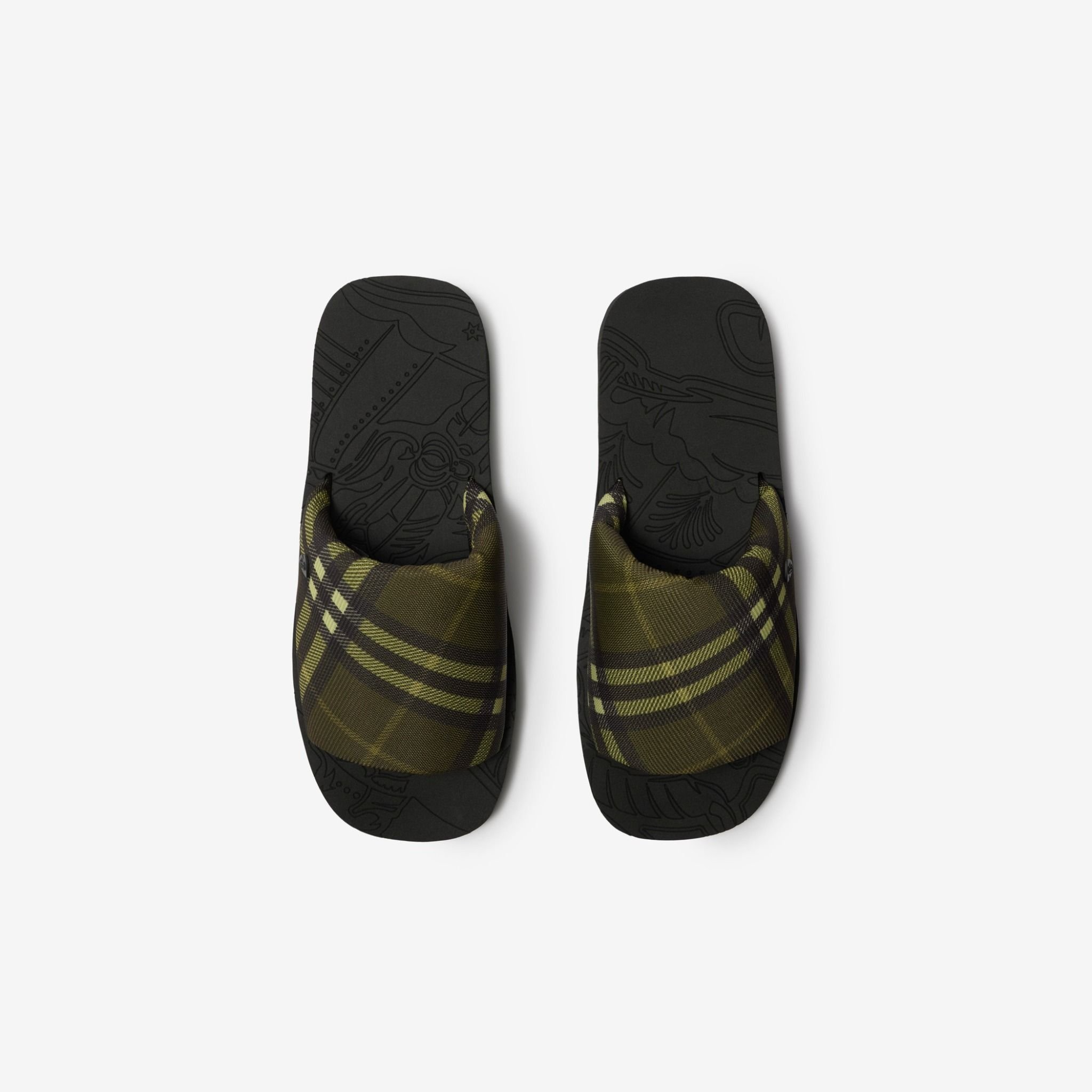 Dép Burberry Check Trek Slides ‘Heath’ 80978901 - Ảnh 3
