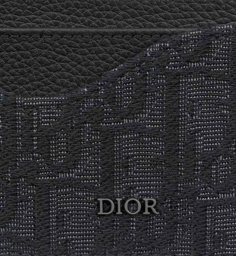 Ví Dior Saddle Card Holder 'Black' 2ADCH164YKS-H03E - Ảnh 3