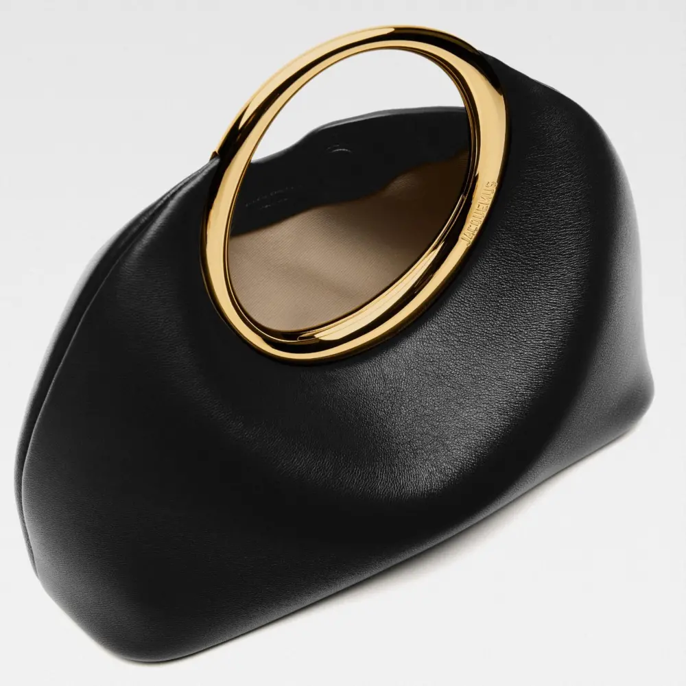 Túi Jacquemus The Small ‘Black’ 241BA395-3171-990 - Ảnh 3