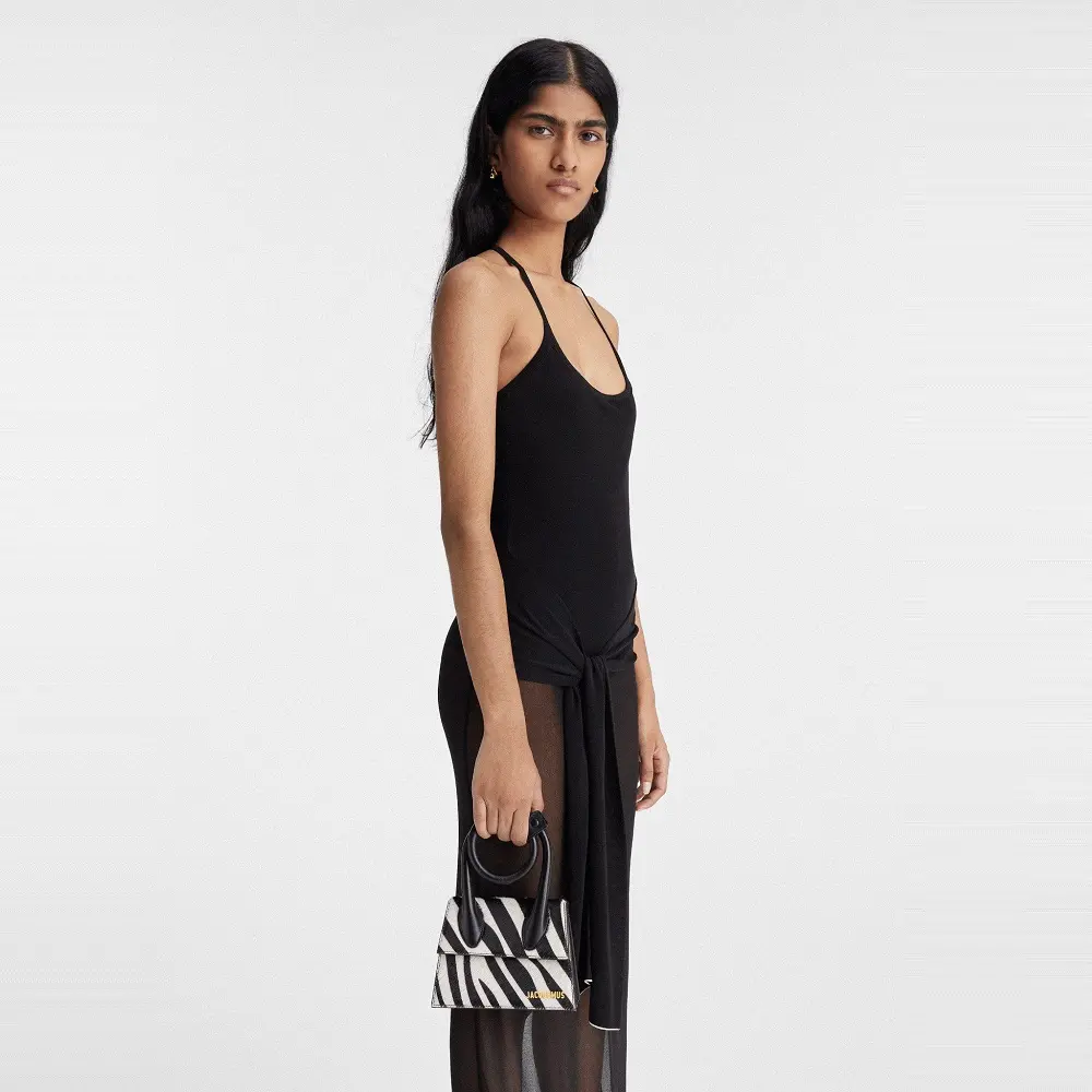 Alternative view of Túi Jacquemus The Knot Chiquito ‘Zebra’ 213BA005-3209-9DZ