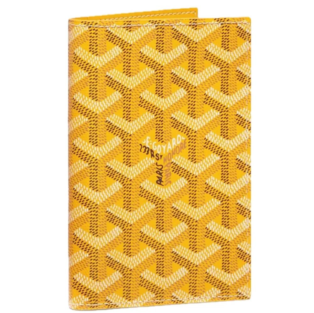 Ví Goyard Grenelle Passport Cover ‘Yellow’ GRENELPMLTY08CL08X
