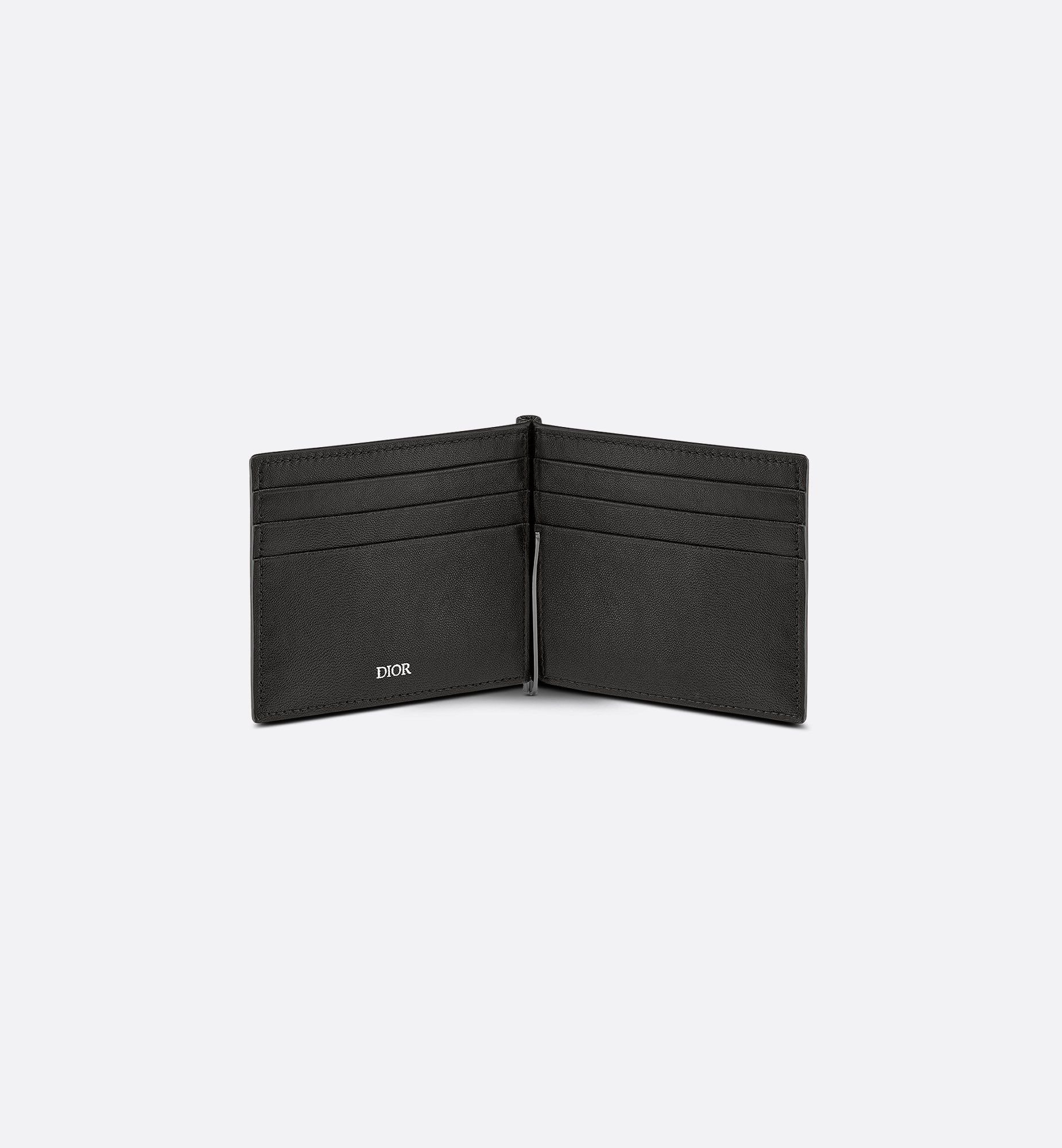 Ví Dior Wallet With Money Clip 'Black' 2ESBH069CDI-H00N - Ảnh 4
