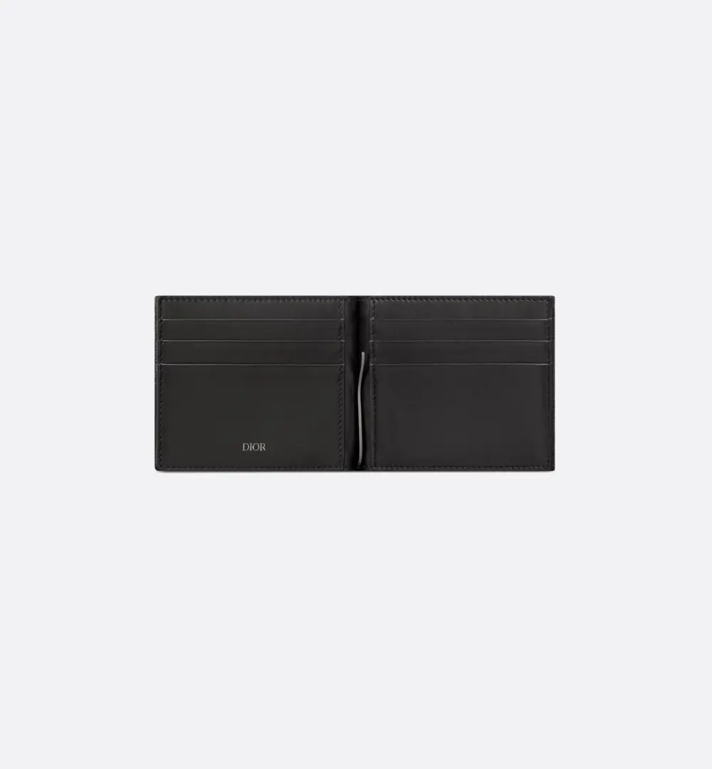 Ví Dior Wallet With Money Clip 'Black' 2ESBH069YSE-H03E - Ảnh 4