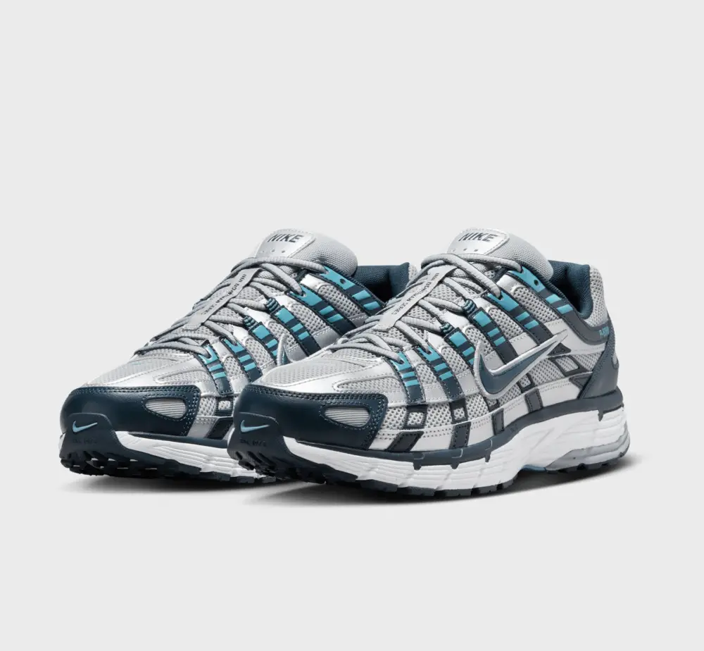 Giày Nike P-6000 ‘Armory Navy Flat Silver’ CD6404-402 - Ảnh 4