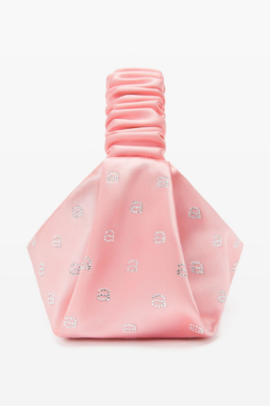 Alternative view of Túi Alexander Wang Hotfix Scrunchie Mini Bag In Satin 'Prism Pink' 20123R30T671