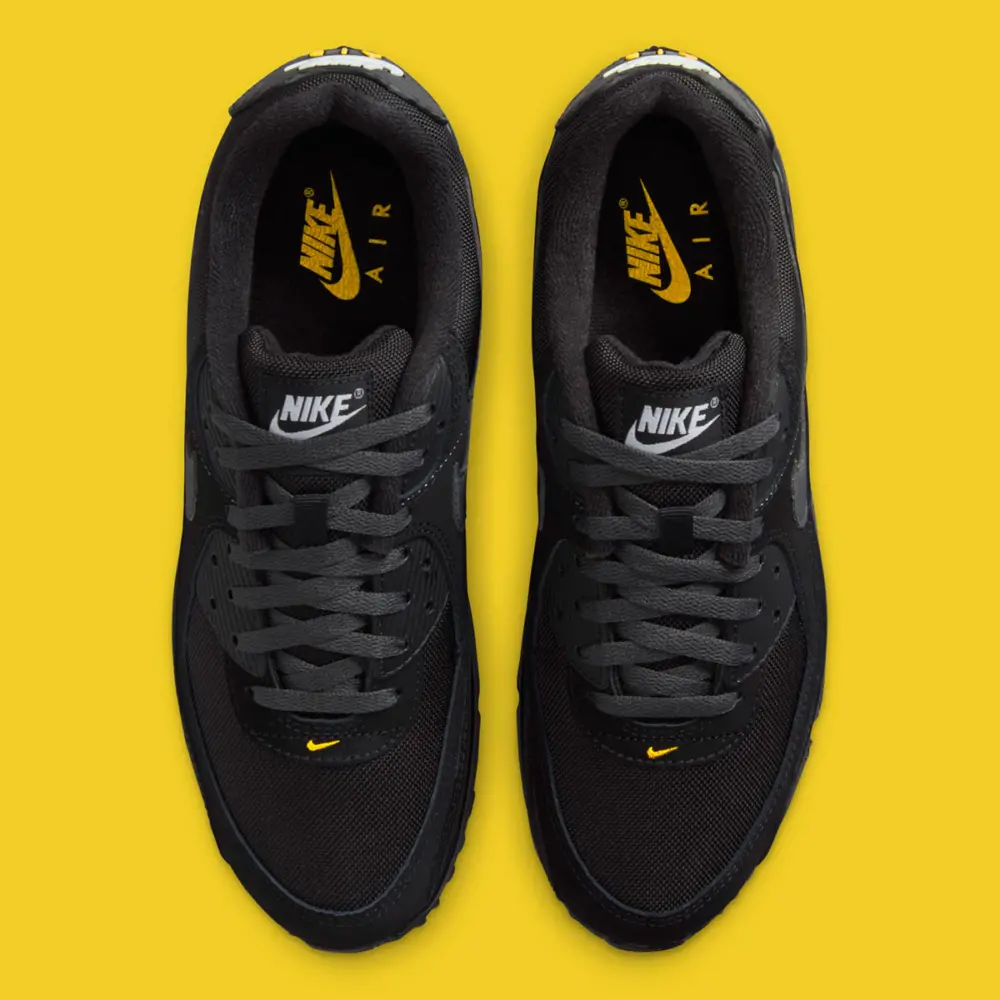 Giày Nike Air Max 90 ‘Black Speed Yellow’ HM0628-001 - Ảnh 3