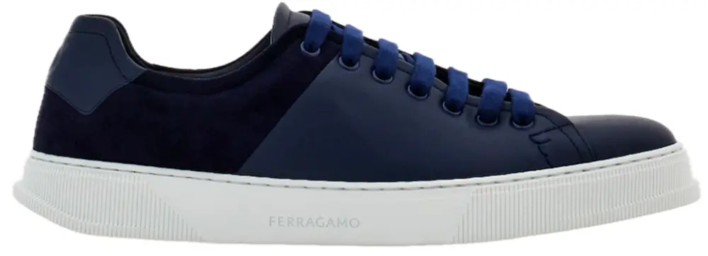 Giày Salvatore Ferragamo Low Cut Sneaker ‘Blue’ 026426-772094
