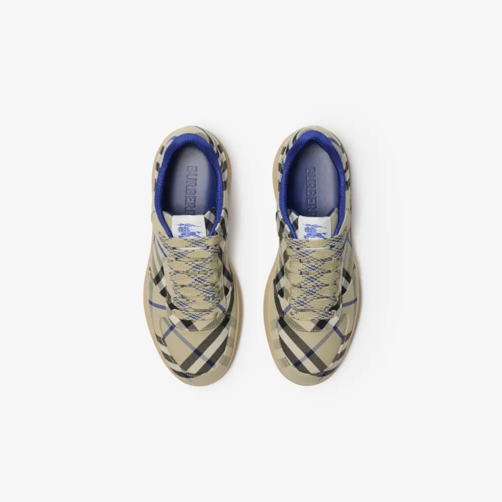 Giày Burberry Check Terrace Sneakers ‘Lichen Check’ 80953731 - Ảnh 5