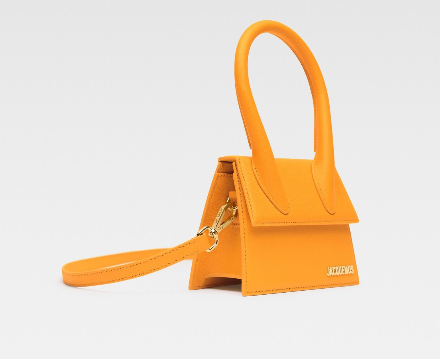 Túi Jacquemus The Medium Chiquito ‘Orange’ 213BA002-3163-780 - Ảnh 4