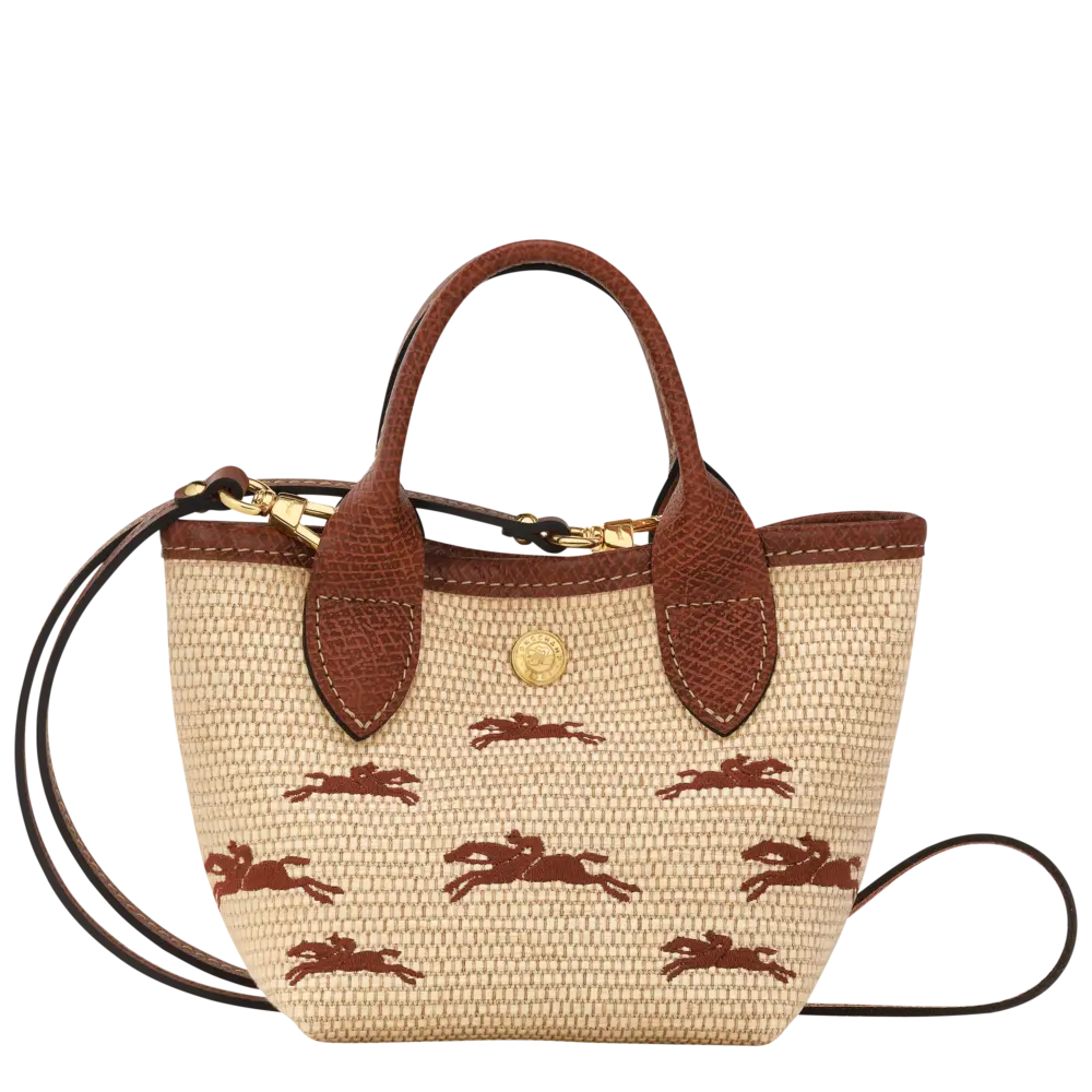 Túi Longchamp Le Panier Pliage Xs Basket 'Brown' 10206HCF035 - Ảnh 4
