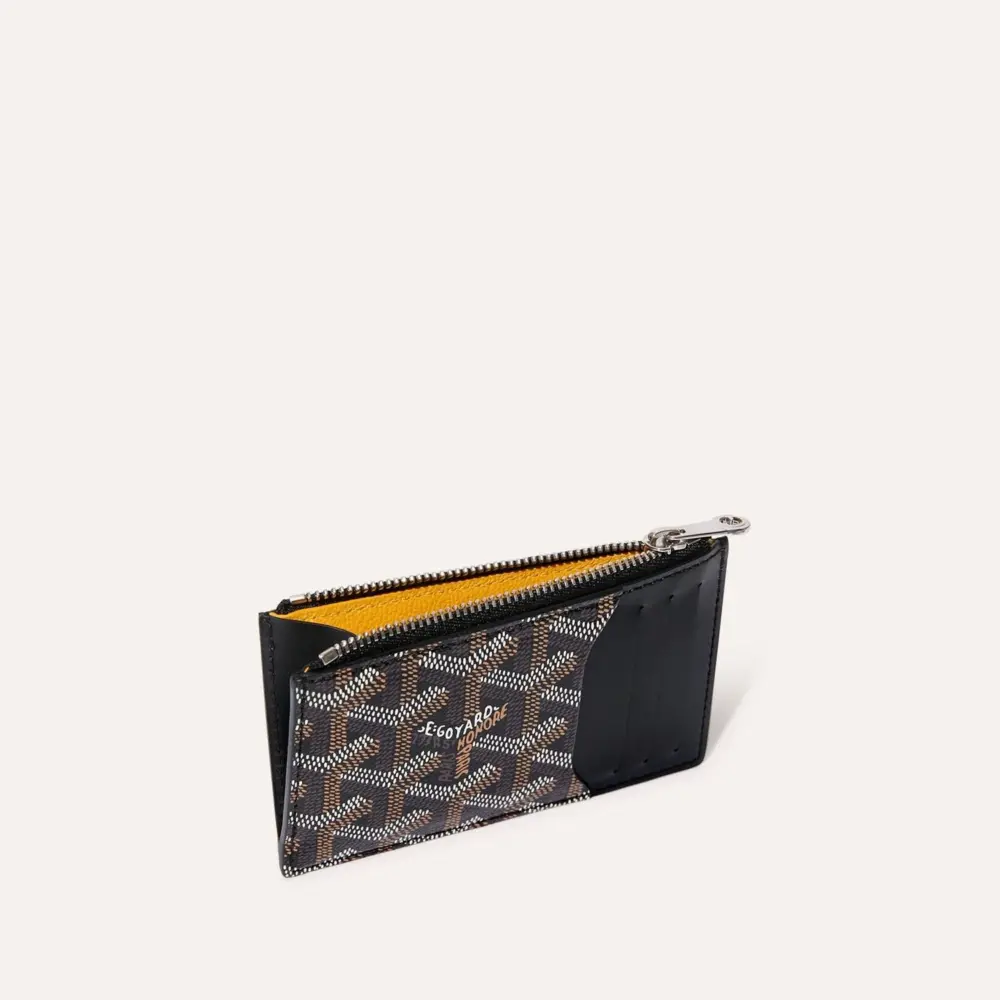 Ví Goyard Bourbon Zipped Card Holder ‘Black’ BOURBOPMLTY01CL01P - Ảnh 3