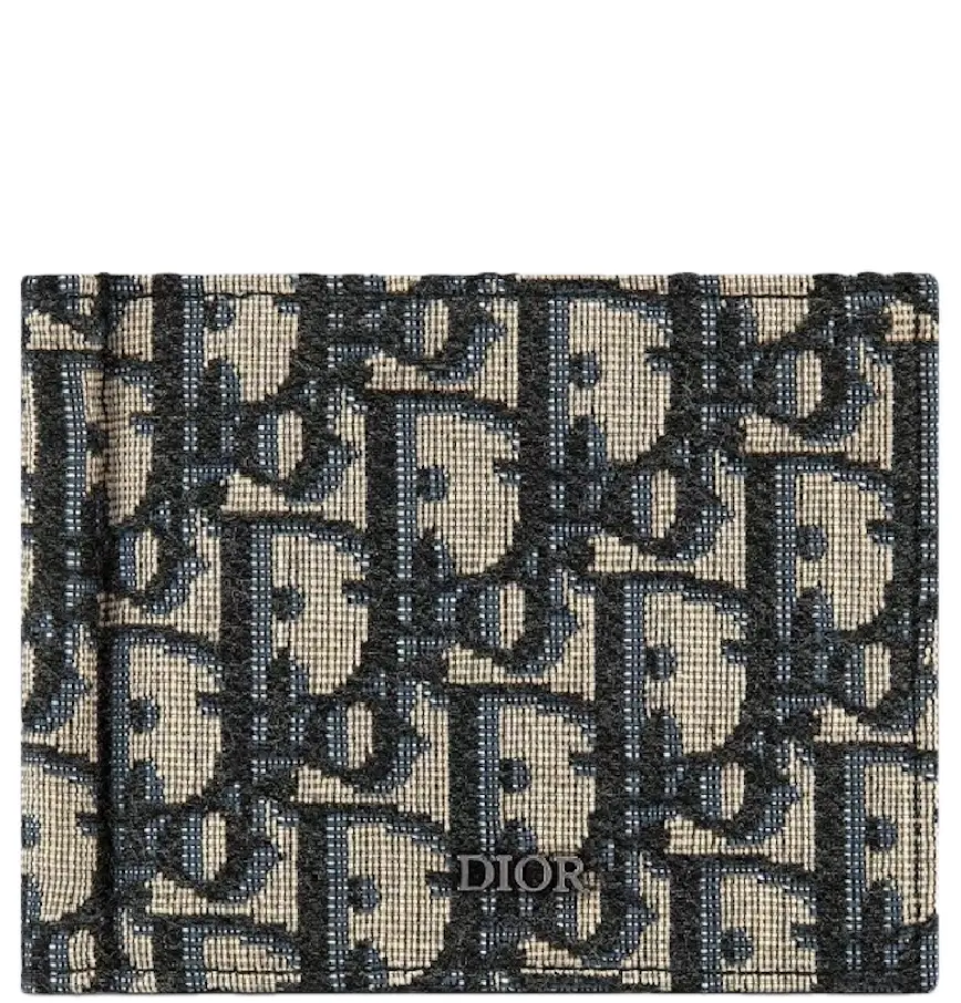 Ví Dior Wallet With Money Clip 'Beige Black' 2ESBH069YSE-H05E