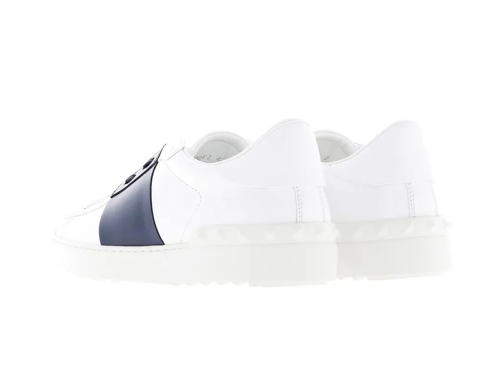 Giày Valentino Open Smooth ‘White Black’ UY2S0830BLUM15 - Ảnh 3