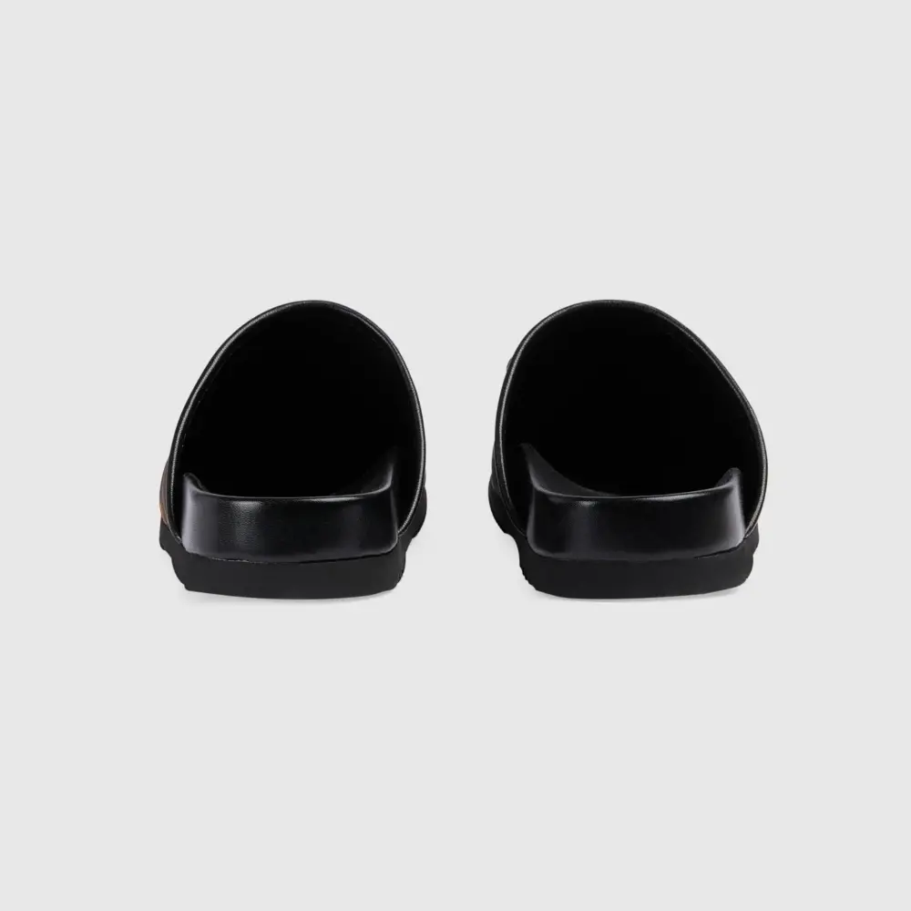 Dép Gucci Slipper With Horsebit ‘Black’ 745840-FACFI-8453 - Ảnh 4