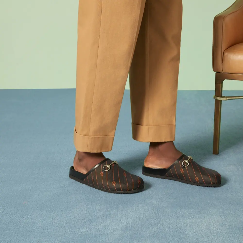 Alternative view of Dép Gucci Slipper With Horsebit ‘Black’ 745840-FACFI-8453