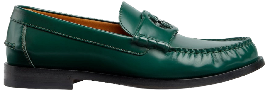 Giày Gucci Interlocking G Loafer ‘Green’ 738470-17X00-3154