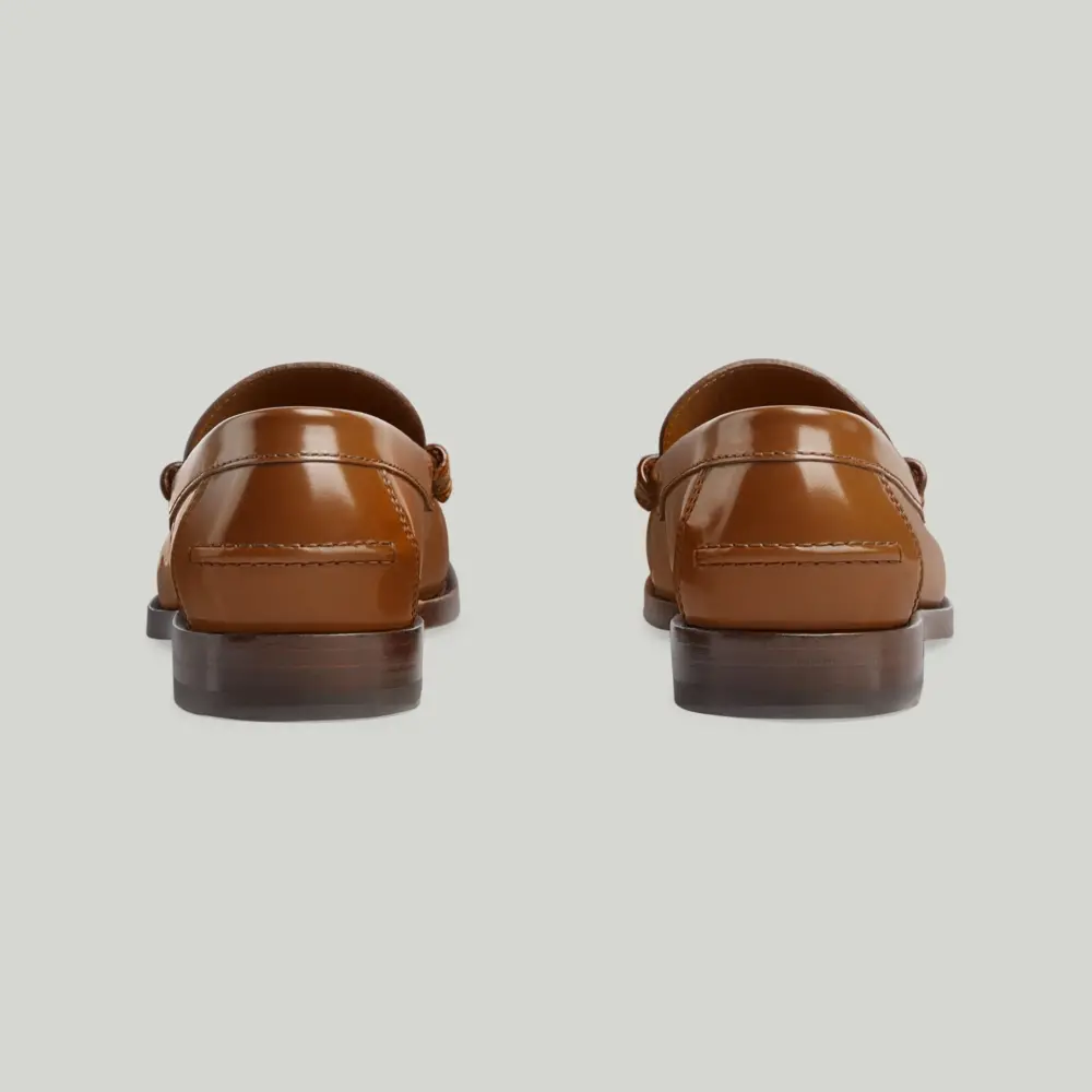 Giày Gucci Interlocking G Loafer 'Cuir' 738470-17X00-2535 - Ảnh 4