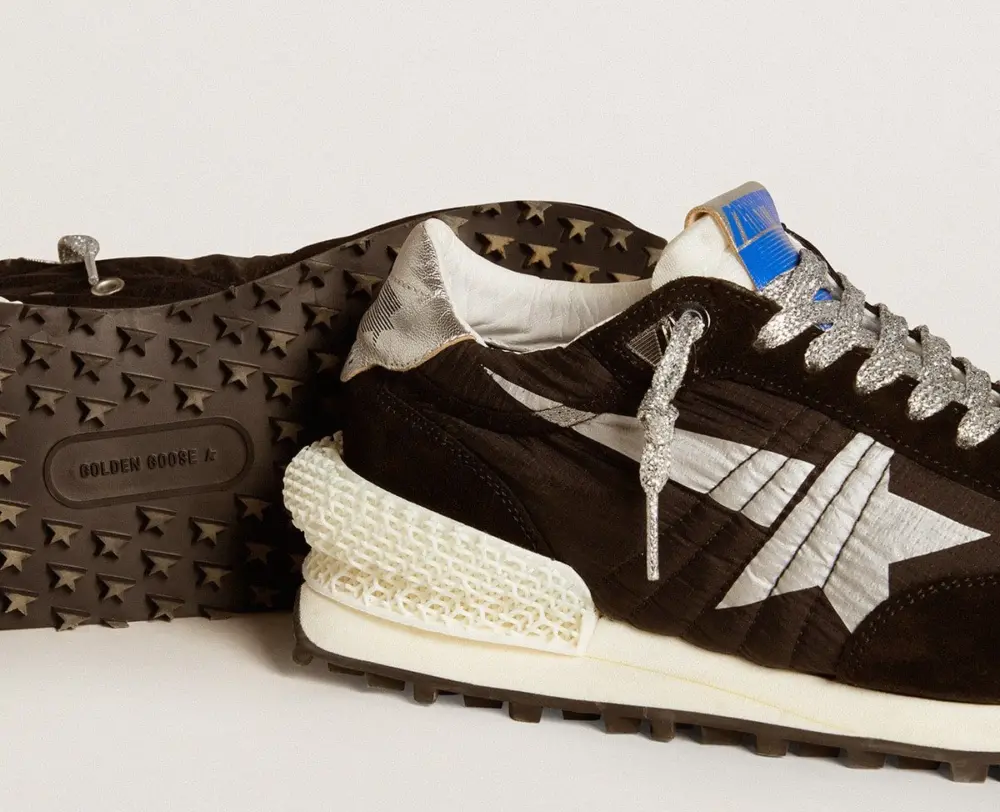 Giày Golden Goose Marathon ‘Black’ GWF00684-F005675-90179 - Ảnh 3