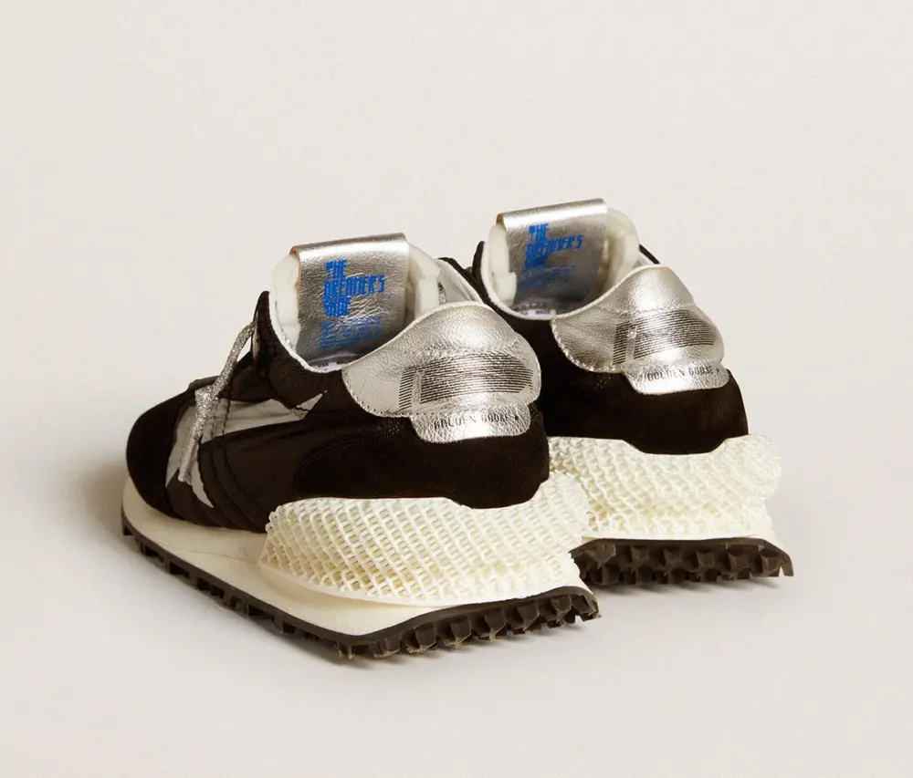 Giày Golden Goose Marathon ‘Black’ GWF00684-F005675-90179 - Ảnh 4