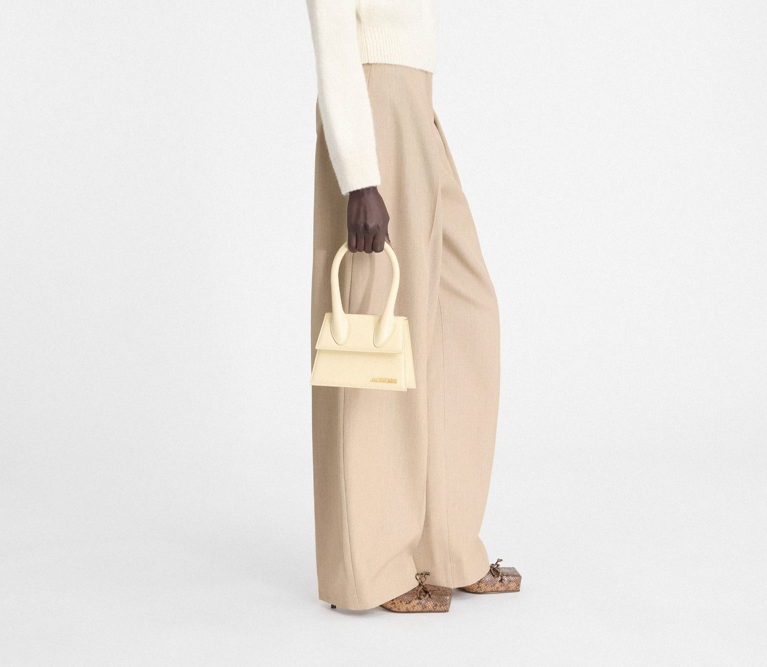 Alternative view of Túi Jacquemus The Medium Chiquito ‘Ivory’ 213BA002-3060-120