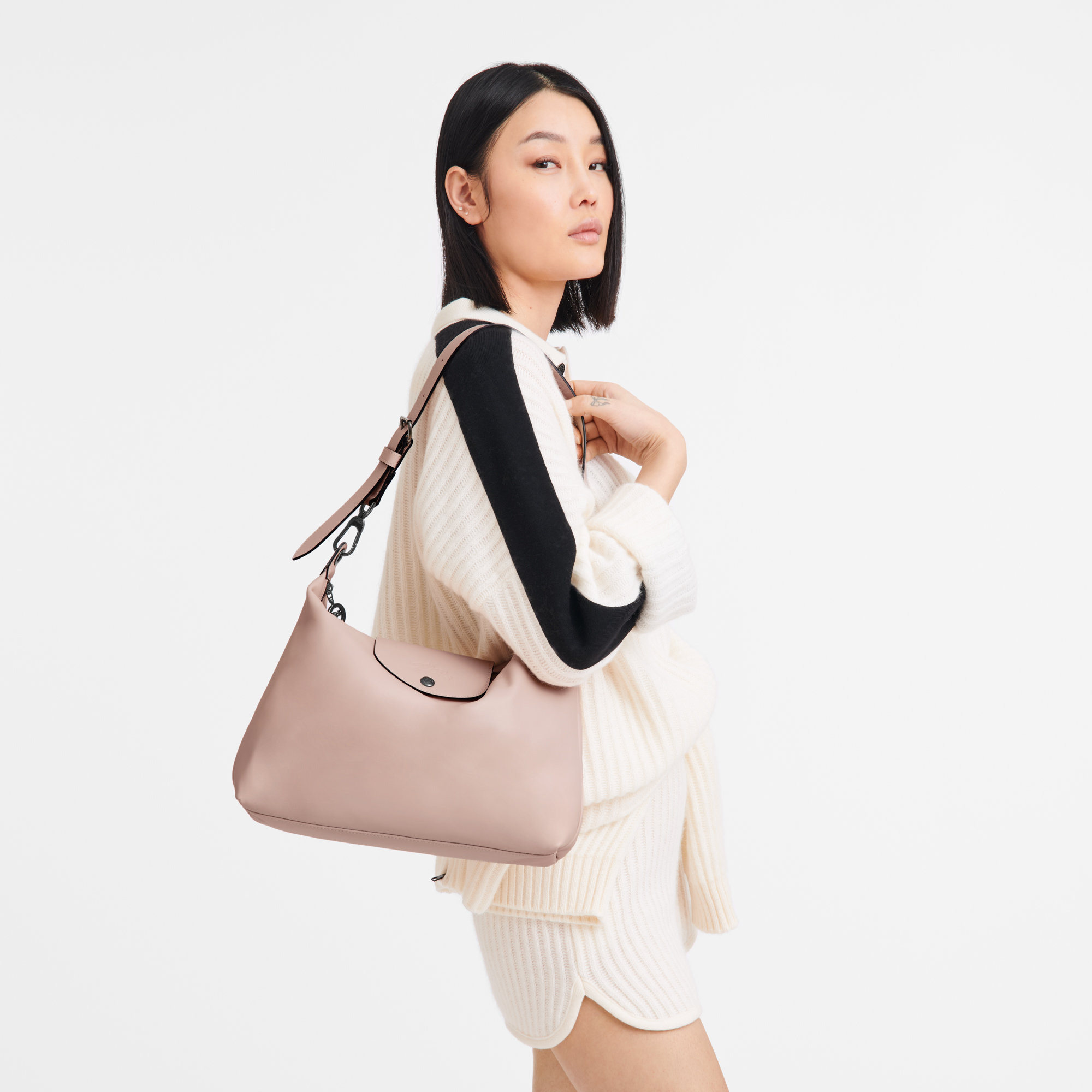 Alternative view of Túi Longchamp Le Pliage Xtra M Hobo Bag 'Nude' 10189987542