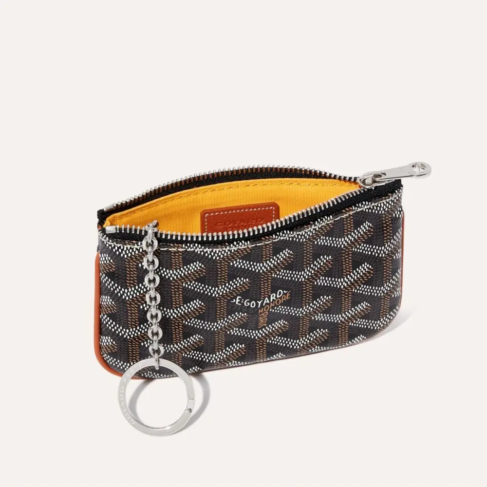 Alternative view of Ví Goyard Sénat Nano Key Pouch ‘Black Tan’ SENAPCNANTY01CL03P
