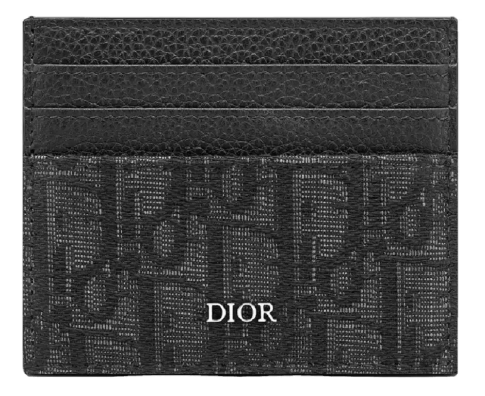 Ví Dior Card Holder ‘Black Dior Oblique Jacquard’ 2ESCH135YSE-H03E